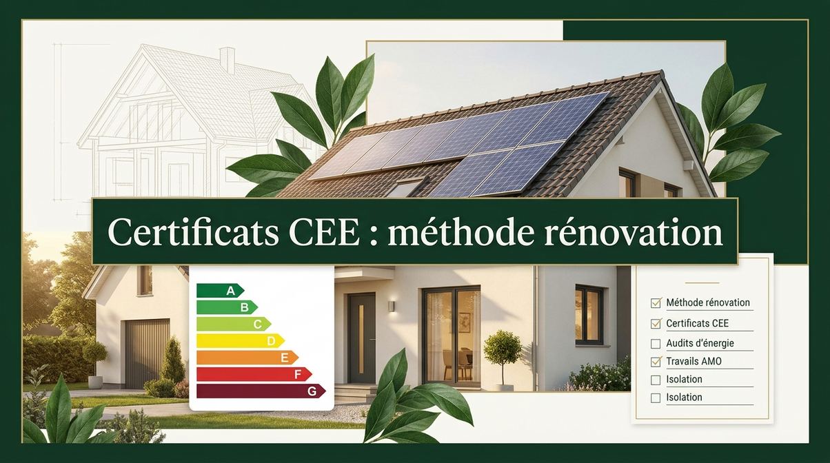 Certificats CEE : méthode rénovation